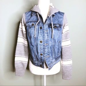 Treasure & Bond Denim Contrast material jacket
